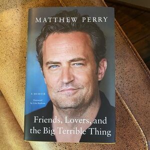 Matthew Perry’s friends lovers and the big terrible thing. Hard back EUC